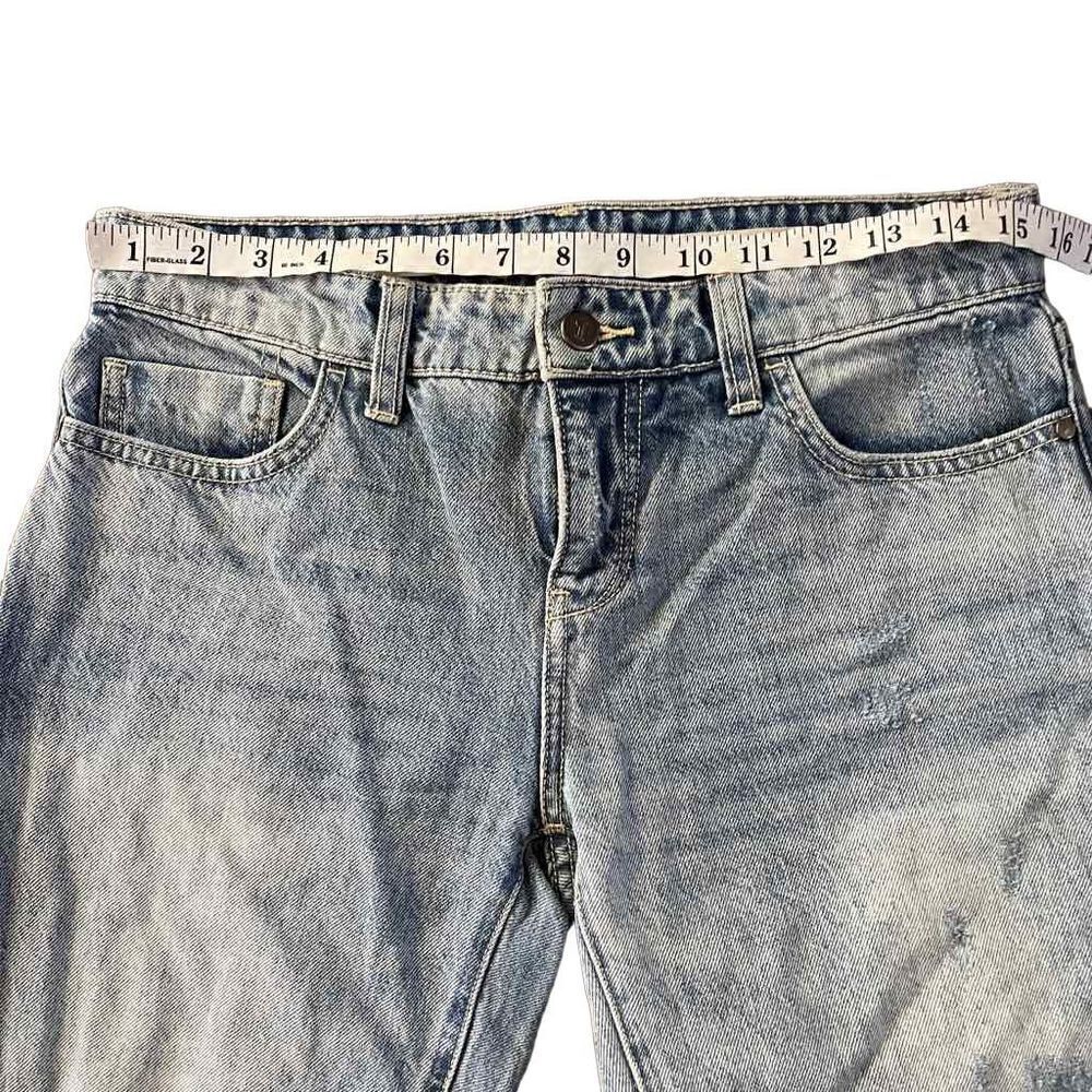 Pilcro & the Letterpress Anthropologie Frayed Hem Straight Leg Jeans - Picture 8 of 9